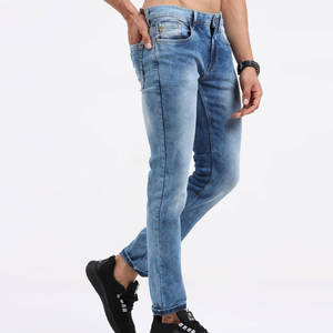 กางเกงยีนส์ขาตรงขากว้างสำหรับผู้ชาย, กางเกงยีนส์สไตล์ลำลองสำหรับทุกฤดู-ฤดูใบไม้ผลิฤดูร้อนฤดูใบไม้ร่วงฤดูหนาว - Product Image 3