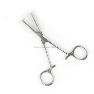 Pince longimedebaky-collie cardiovaires, pince longalluxueux à dents incurvées, avec pointe en croix, mâchoires légèrement incurvées 10 pouces - Product Image 2