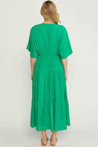 2023แม็กซี่เดรสแขนสามส่วนสไตล์โบฮีเมียนชุดเดรสยาวลำลองของผู้หญิงทรงหลวม100% ใหม่ล่าสุดสำหรับฤดูร้อน - Product Image 3