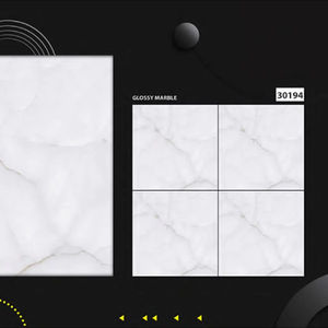 Carreaux de céramique émaillés 400x400 Design asiatique élégant pour sol et mur décoratifs d'intérieur pour salon, hall, hôtel, maison de ferme - Product Image 1