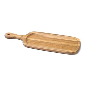 Plateau de service en bois 100% naturel, finition polie, design unique, fabricant 2026 - Product Image 1