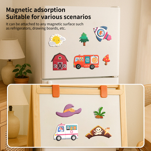 Gioco Puzzle Magnetico per Bambini: Educazione Precoce, Tema Travestimenti di Personaggi e Animali, Gioco Educativo di Abbinamento - Product Image 5