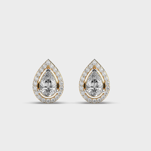 Pendientes de Lujo con Diamantes en Forma de Pera, Joyería de Boda para Mujer, Diseño de Gota de Agua con Engaste de Garra, Pendientes Colgantes Finos - Product Image 2