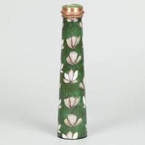 <b>Customised</b> Packing Low MOQ Modern Copper Metal Enamel Printed Luxury <b>Water</b> <b>Bottle</b> Thermal Insulation 0-6 Hours Eco-Friendly - Product Image 4