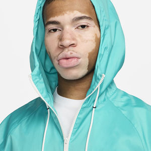 Chubasquero impermeable de talla grande para hombre, chaqueta cortavientos con logotipo personalizado y cierre de cremallera con capucha para invierno con logotipo personalizado - Product Image 3