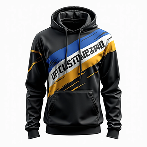 Sudadera Duradera para Hombre, Personalizable, Estilo Holgado, Sublimada, Ropa Urbana, 100% Poliéster, Mezcla de Algodón, Base Lisa - Product Image 6