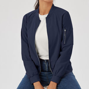 Blouson aviateur pour femmes de qualité supérieure, veste d'hiver coupe-vent décontractée, blousons aviateur pour femmes en faible MOQ - Product Image 4