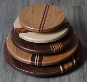 Bois Lazy Susan standard Qualité Fête de Noël Salle de service utilisation bois paresseux Susan personnaliser emballage fabriqué en Inde - Product Image 6