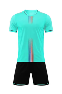 Conjunto de camiseta de fútbol personalizado de diseño superior, uniforme de fútbol a precio de fábrica con logotipo impreso, ropa deportiva de equipo - Product Image 2