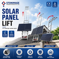 Lève-panneaux solaires électriques CE 4–25m, équipement de levage de panneaux photovoltaïques pour l'installation sur toiture