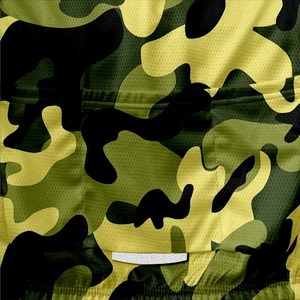 Maillot de cyclisme H.S.A International style camouflage, personnalisé pour équipe de montagne, 100% polyester respirant, sublimé - Product Image 3