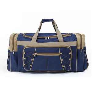 Logotipo personalizado negro de lujo Oxford moda Duffle equipaje cremallera gran capacidad duradera para viajes de fin de semana deportes al aire libre caza - Product Image 3