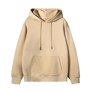 High Street Styles Sudadera con capucha de peso pesado en blanco Custom Loose Fit Unisex Sudadera con cuello redondo Sudaderas con capucha de gran tamaño para hombres - Product Image 3