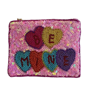 การปรับแต่งลูกปัดเย็บปักถักร้อยเป็นของฉันด้วยกระเป๋าเงินขนาดเล็กหัวใจเล็กๆที่ทำด้วยมือแบบดั้งเดิมที่สวยงามโดยองค์กร hiba - Product Image 1