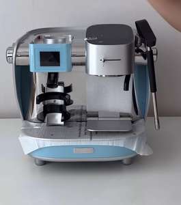 Cafetera Espresso Automática Profesional Comercial con Sistema de Agua Caliente, 12 Bares de Presión, Control de Temperatura, Aluminio, para Hotel - Product Image 1