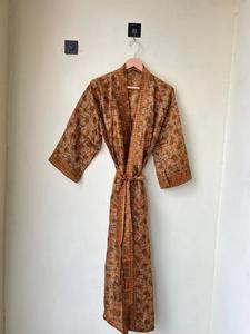 เสื้อคลุมกิโมโนผ้าไหมแท้คอวี100% ชุดแขน3/4ชุดชายหาดชายหาดชุดบิกินี่ของขวัญที่สมบูรณ์แบบสำหรับผู้หญิง - Product Image 5