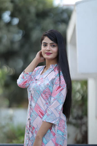 Handmade Retro Printed Digital Work Co-Ord Set Trendy Daily Wear Twopiece Customized Pure Cotton Chiffon Fabric Bulk Product - Product Image 4