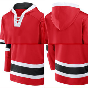 Sudadera de Hockey sobre Hielo Personalizada, Económica y Única, con Capucha y Diseño de Cordones, 100% Poliéster, Impresión por Sublimación, Jersey de Equipo - Product Image 4