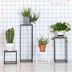 Support de fleur d'intérieur en métal noir personnalisé pour l'affichage de fête de mariage de bureau à domicile avec le support de vase de pot de jardinière en pot - Product Image 2