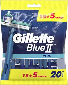 Gillette Blue 2 Heren Wegwerp Scheermes 20 Stuks