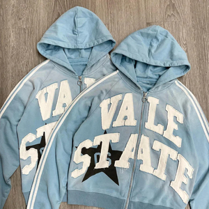 Transpirable Lavado ácido Tasa de fábrica Sudaderas con capucha y sudaderas de moda Estilo único personalizado Diseño de lana de algodón de alta calidad - Product Image 6