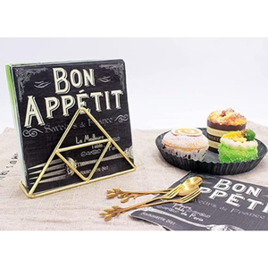 ที่ใส่กระดาษเช็ดปากโลหะสีทองแนววินเทจอุปกรณ์จัดระเบียบตั้งโต๊ะที่ดีที่สุดสำหรับบ้านและโรงแรมวัสดุเหล็กสำหรับการใช้ทิชชู่ในงานแต่งงาน - Product Image 4