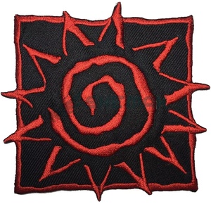 Tissu matériel tissé étiquette patchs patchs brodés Offre Spéciale pas cher mode patchs brodés à la main à vendre personnalisé - Product Image 1