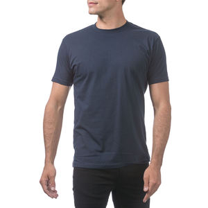T-shirt personnalisé en coton mélangé, col rond classique, t-shirts pour hommes, poids moyen - Product Image 6