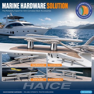 Bitta di Ormeggio in Acciaio Inox 316 Tipo CAMEL 200mm (8 Pollici) <span class=keywords><strong>per</strong></span> Yacht, Barche, Kayak, Moto d'Acqua, Pontili e Coperture - Product Image 4