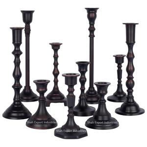 Fancy Look Aluminum <b>Taper</b> <b>Candle</b> Holders Set High Quality for Home and Wedding Decoration Black Coated <b>Candle</b> <b>Taper</b> - Product Image 6