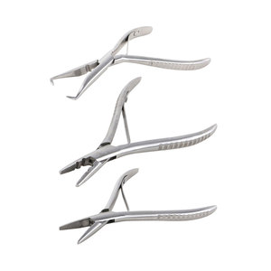 Vente chaude en acier inoxydable pince d'extension de cheveux fonction pince métal Micro pince 1 pièces pince en acier inoxydable - Product Image 1