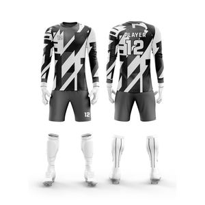 2024 nouveau maillot de football à impression par sublimation chemise uniforme de gardien de but ensembles élégants pour les vêtements d'équipe - Product Image 1