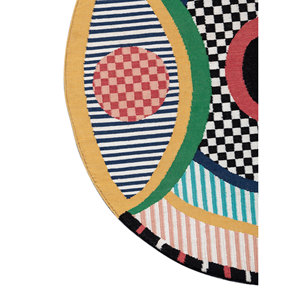 Alfombras de Lana Tejidas Planas Zen Zest Ivory, Alfombras Geométricas Hechas a Mano de Yute para el Hogar, Alfombra Rectangular para Pasillo, Dormitorio y Sala de Estar - Product Image 4