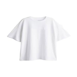 T-shirt décontracté pour femme, respirant, séchage rapide, style streetwear, coupe classique oversize, coton/bambou, ajustement régulier, haute qualité, avec poches - Product Image 1