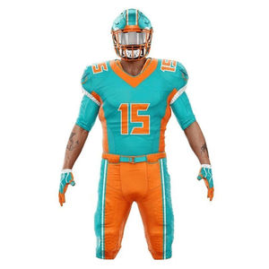 L'uniforme de football américain de vente supérieure de fabrication du Pakistan place le matériel frais avec l'uniforme de sublimation de bas quantité minimale de commande - Product Image 6