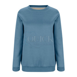 Diseño elegante Mujer Sherpa Fleece Sudadera de invierno Antiarrugas Logo frontal Cálido Comodidad - Product Image 1