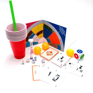 Drapeau à boire personnalisé Hippocampes <span class=keywords><strong>Jeu</strong></span> d'échecs <span class=keywords><strong>Cashflow</strong></span> Jeux de société de bowling pour adultes Fabrication de dés - Product Image 4