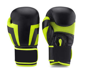 Nuevo diseño hecho en Pakistán fabricado en fábrica transpirable con cordones cómodos para usar guantes de boxeo MMA para hombres a la venta - Product Image 1
