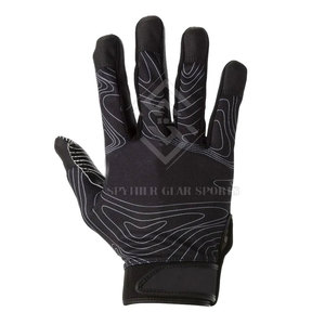 Guantes de Fútbol Americano Hechos a Medida - Marca SPYTHER GEAR SPORTS, Colores Personalizados, Diseño de Tela, Alta Calidad, Tamaño Personalizable - Product Image 3