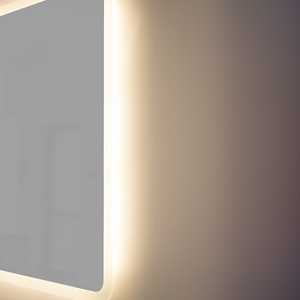 Integrated <b>LED</b> <b>Lighting</b> 100x70 Sandblasted Edge <b>Mirror</b> - Product Image 3