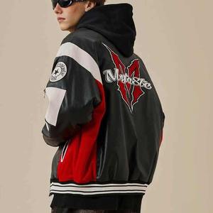 Veste pour hommes personnalisée lourde 100% coton à la mode marque lettre imprimée - Product Image 3