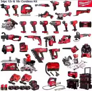 FACTORY PRICE Discount sales Milwaukees 2695-34 - 2896-26 M18 FUEL 18V Cordless <b>Power</b> Lithium-Ion 34 <b>Tool</b> Combo Kit - Product Image 1