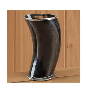 Verre en corne avec aspect simple brillant poli Meilleure vente 100% verre en corne de buffle par l'artisanat en croissant - Product Image 5