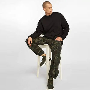 Pantalon cargo camouflage 100% coton de haute qualité pour hommes étudiants, respirant, avec poches, pantalon d'extérieur léger, style décontracté - Product Image 5