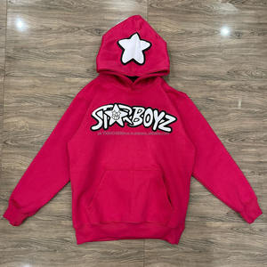 Meilleure qualité 100% coton femmes sweats à capuche sudadera décontracté bouffée impression sweats à capuche Streetwear pull à manches longues femmes sweats à capuche - Product Image 1