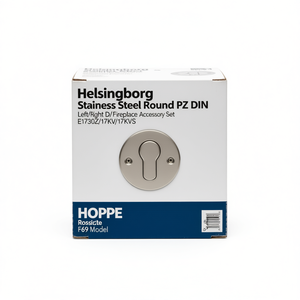 Helsingborg ชุดเตาผิงสแตนเลส PZ DIN ซ้าย/ขวา /d E1730Z/17KV/17KVS hoppe Rosette โมเดล F69 - Product Image 2