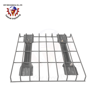 Platelage en treillis métallique galvanisé en usine du Vietnam Rayonnage à palettes standard américain pour une gestion efficace du stockage en entrepôt - Product Image 4