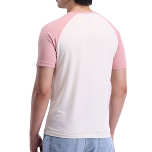 Camiseta de Manga Raglán OEM a Precio Económico, Tejida, Moderna, Lisa, con Logotipo Personalizado Serigrafiado, Corte Holgado, 220 g/m², Ropa de Verano - Product Image 5