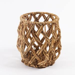 Panier alimentaire en jacinthe d'eau tressée, paniers économiques pour le rangement du pain et des fruits - Product Image 5