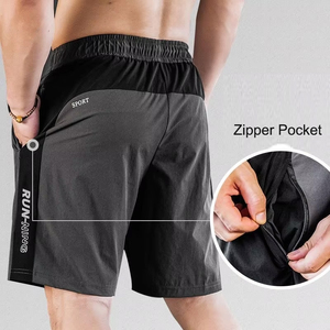 Short de sport à séchage rapide pour hommes avec logo personnalisable Pantalon d'entraînement tissé pour la course à pied et le sport - Product Image 1